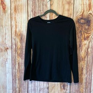 Sivvan Bundle of Two Large  Womens Comfort Long Sleeve T-Shirts/ Under scrub Tee